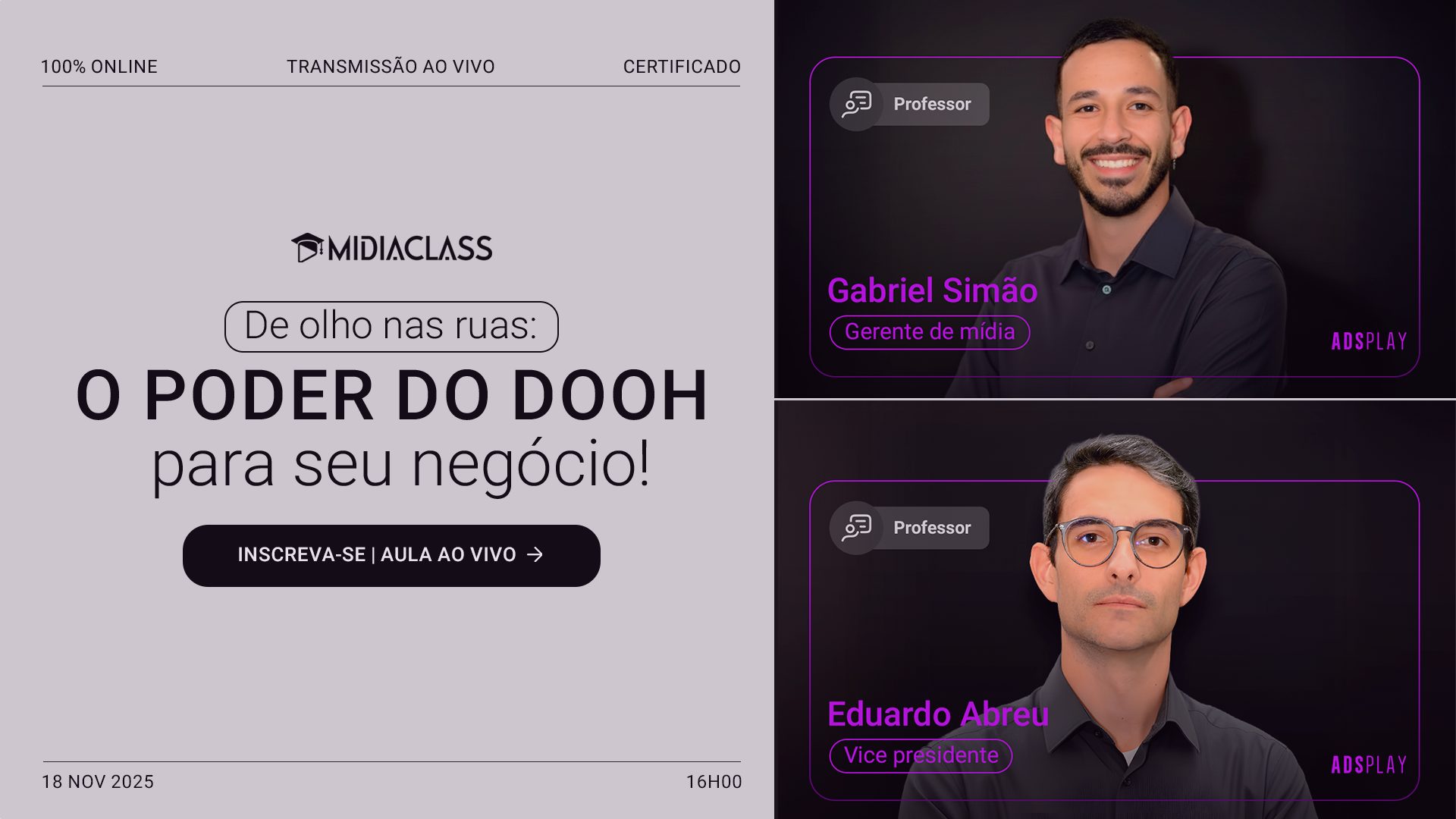 O poder do dooh para seu negócio!