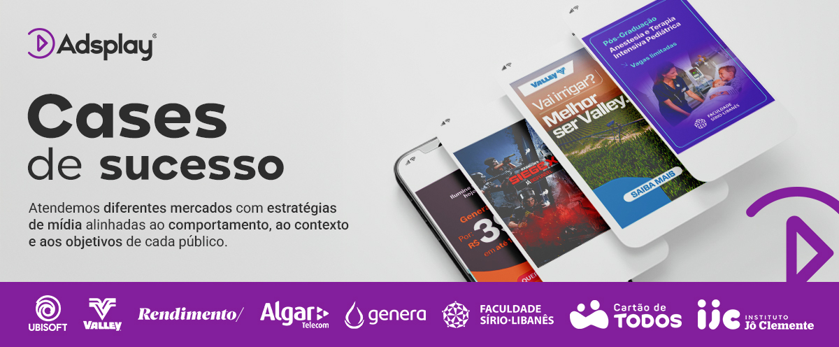 Cases de sucesso — Adsplay